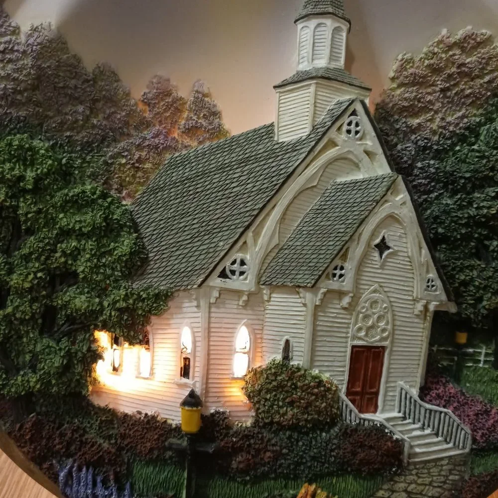 Decorative Church Lighted Plate - Picture 5 of 10